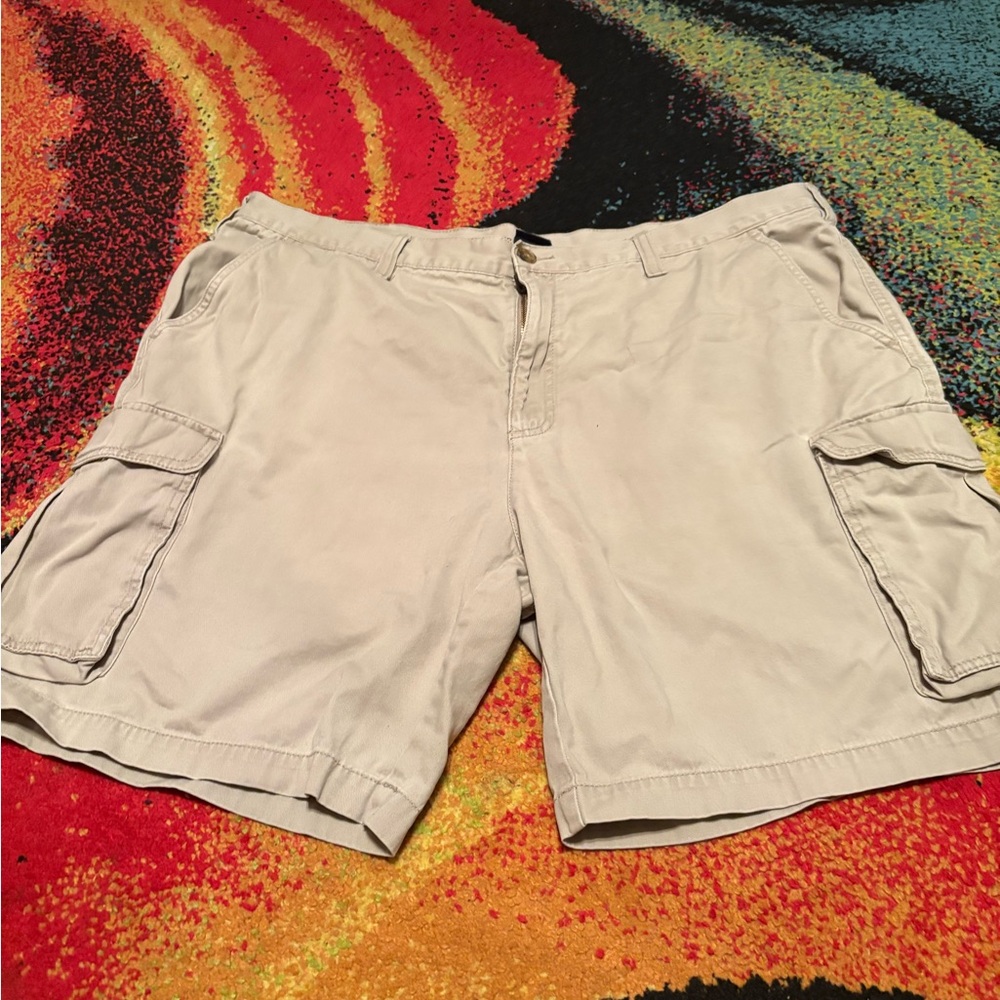 Men's Tan Cargo Shorts